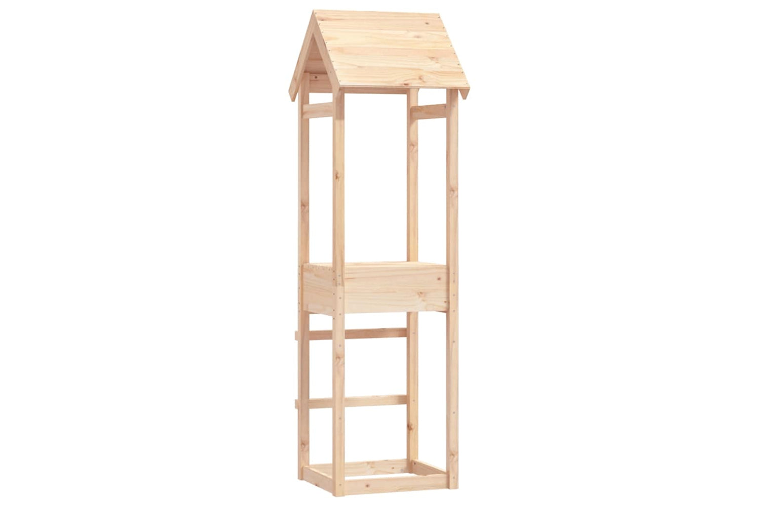 Vidaxl Play Tower 53x46.5x194 Cm Solid Wood Pine-3