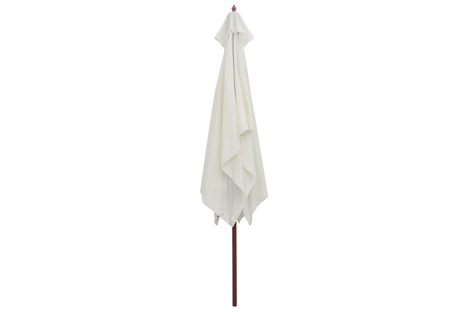 vidaXL 42960 Parasol 200x300cm Wooden Pole Cream White-3