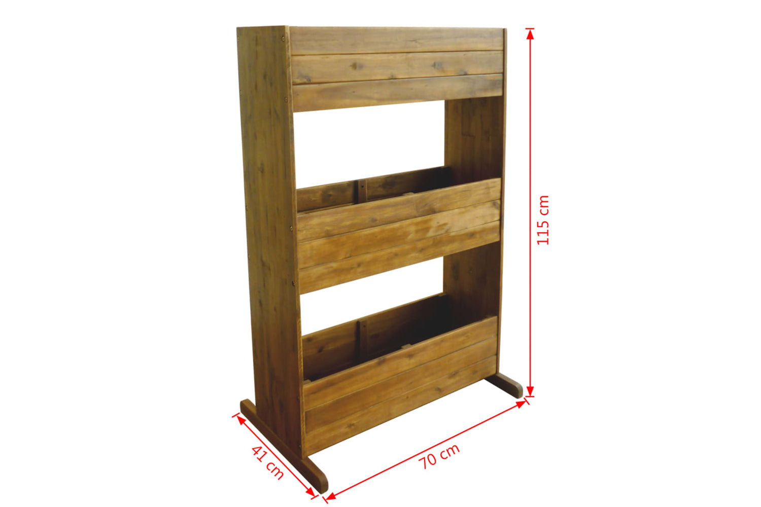 Vidaxl 43792 3-tier Garden Raised Bed Solid Acacia Wood-5