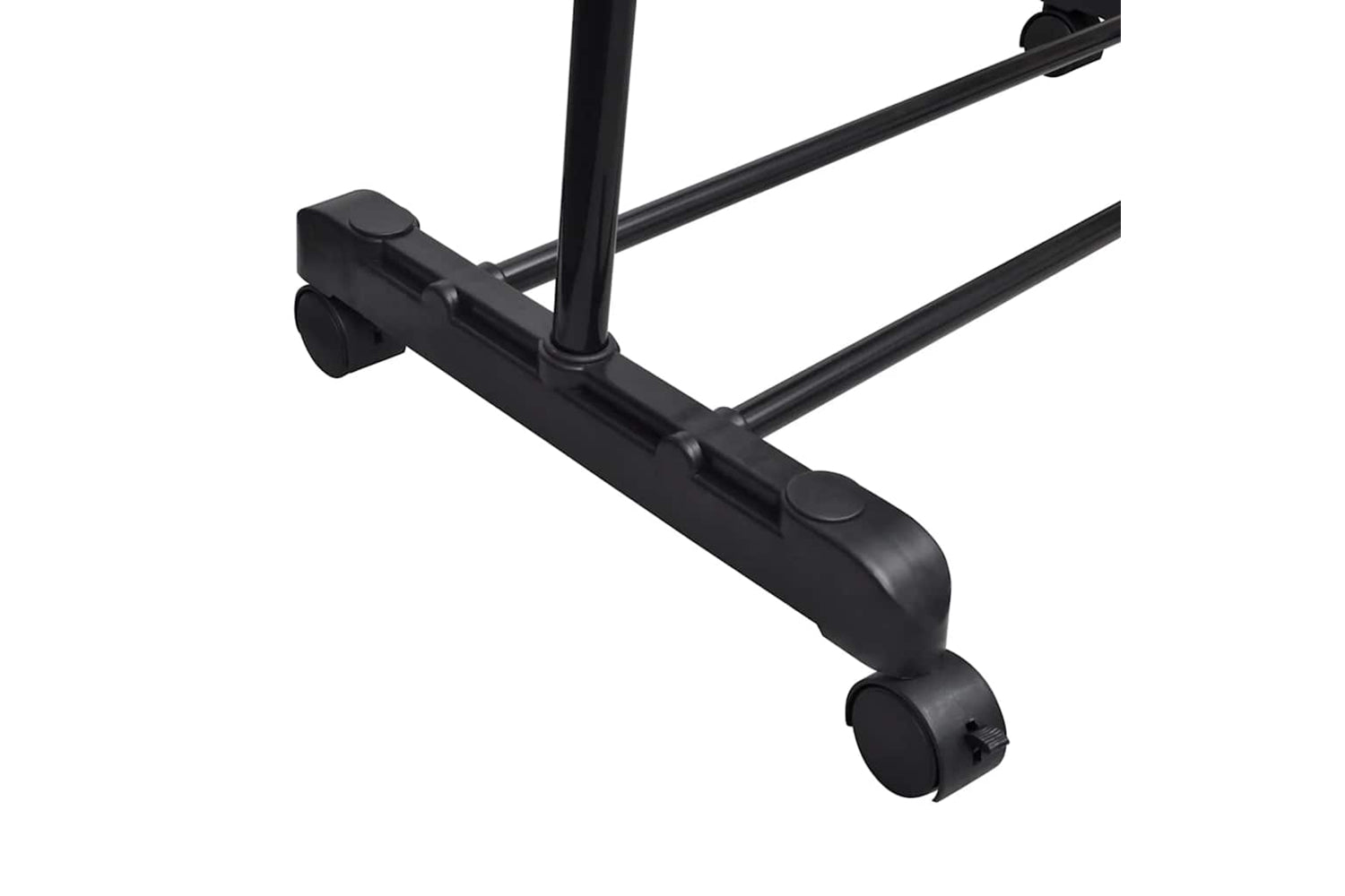 Vidaxl 270181 Adjustable Clothes Racks 2 Pcs 1 Hanging Rail-3