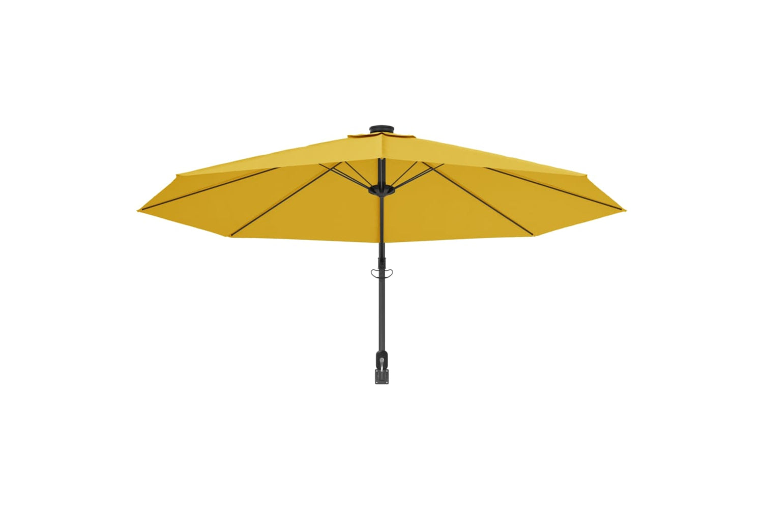Vidaxl 362896 Wall-mounted Parasol With Leds Yellow 290cm-5