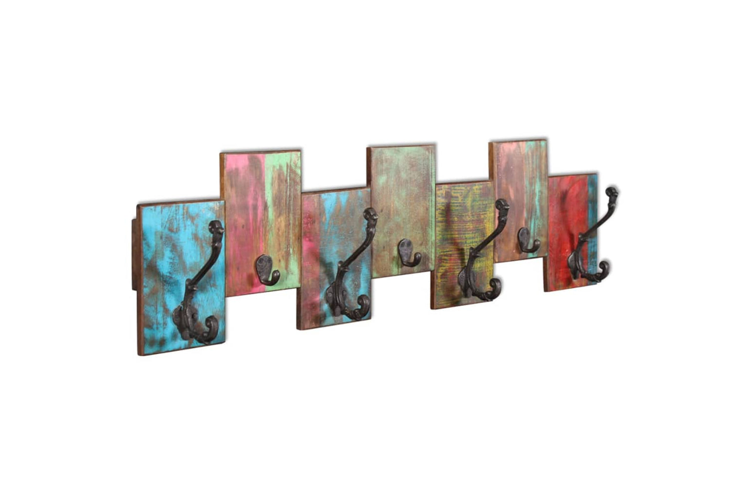 Vidaxl 243460 Coat Rack With 7 Hooks Solid Reclaimed Wood-5