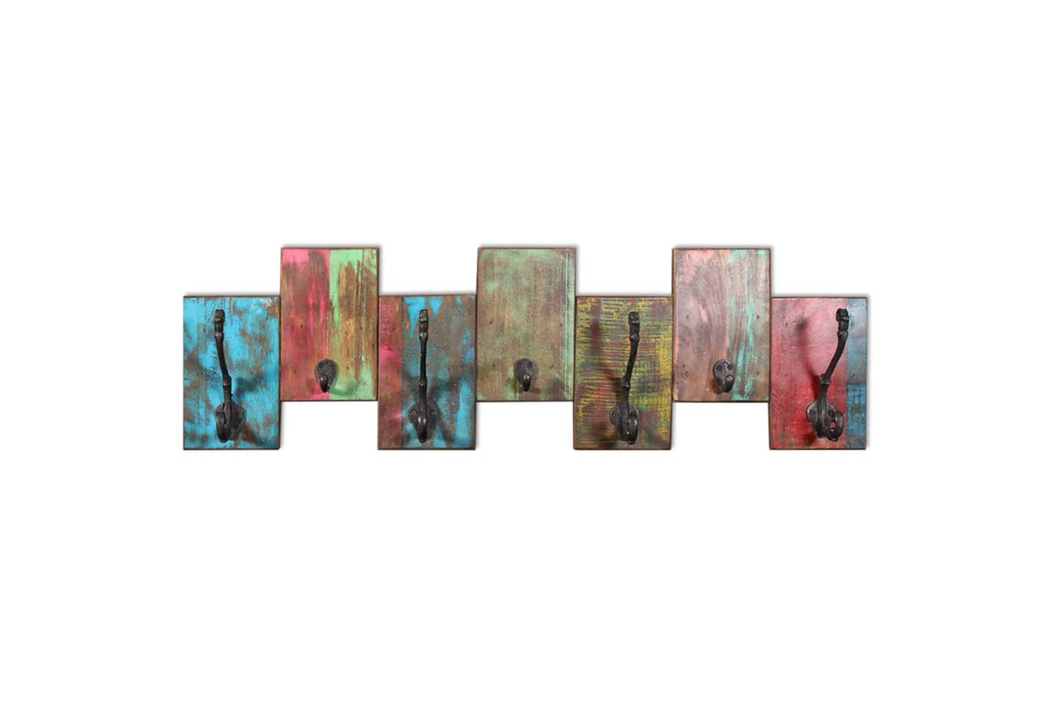 Vidaxl 243460 Coat Rack With 7 Hooks Solid Reclaimed Wood-6