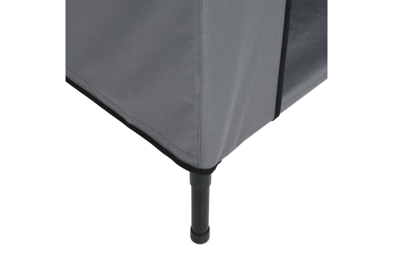 Vidaxl Dog House Light Grey Oxford Fabric And Steel-8