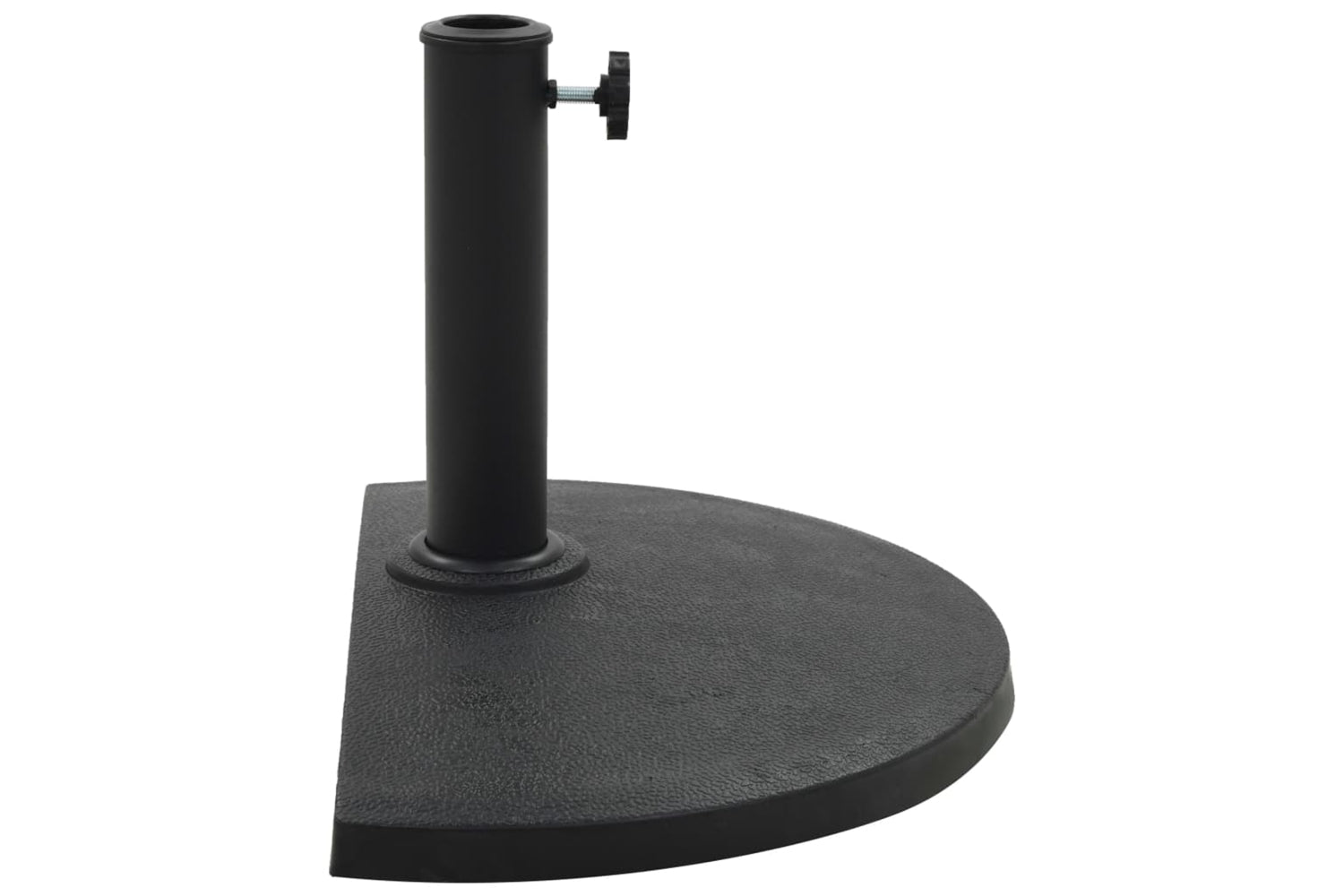 Vidaxl 45198 Parasol Base Half Round Polyresin 9 Kg Black-2