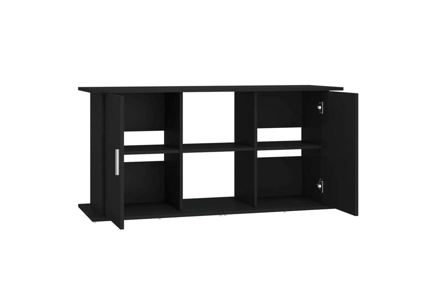vidaXL 833616 Aquarium Stand Black 121x41x58cm Engineered Wood-5