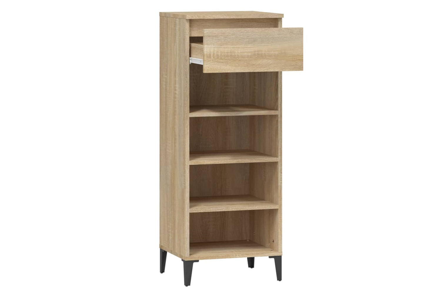 vidaXL 819783 Shoe Rack Sonoma Oak 40x36x105cm Engineered Wood-5
