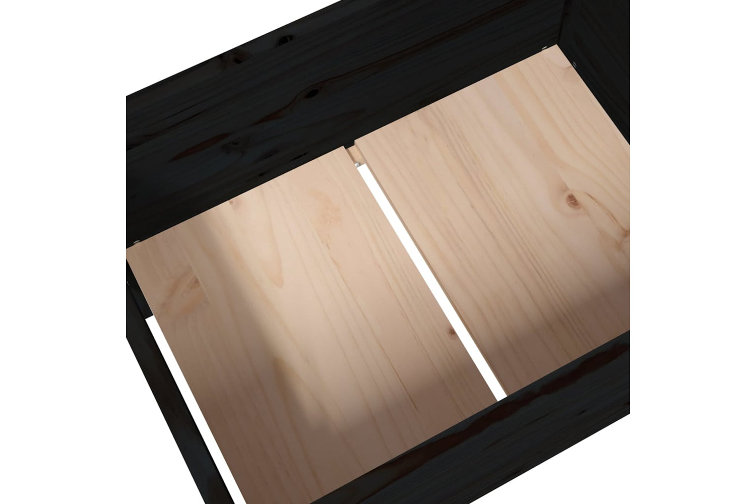 vidaXL 822251 Planter Black 178.5x44x75cm Solid Wood Pine-5