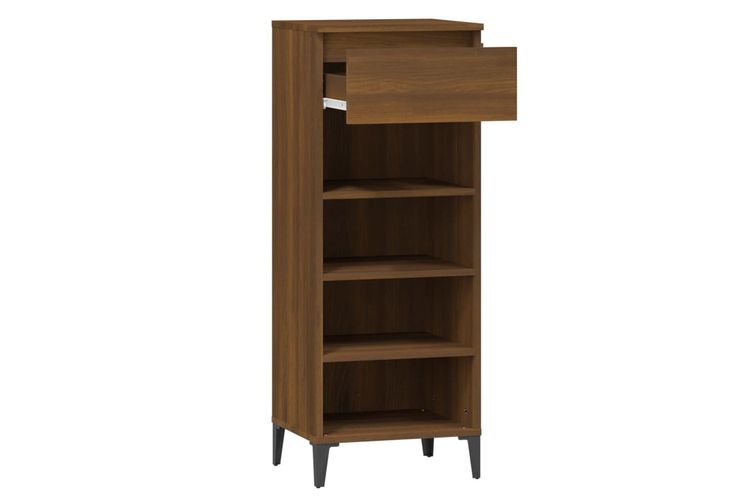 vidaXL 819787 Shoe Rack Brown Oak 40x36x105cm Engineered Wood-5