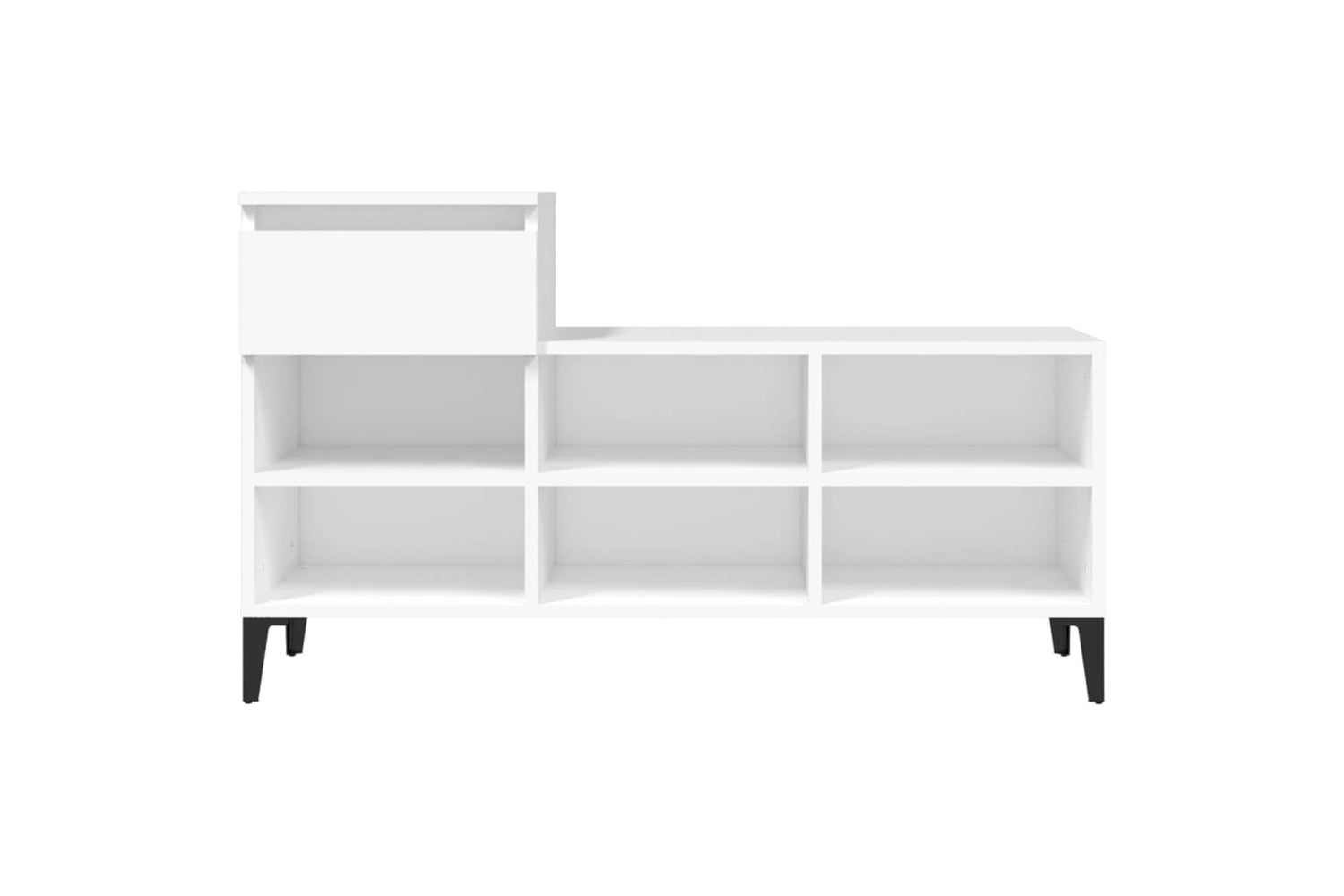 vidaXL 821212 Shoe Cabinet White 102x36x60cm Engineered Wood-5