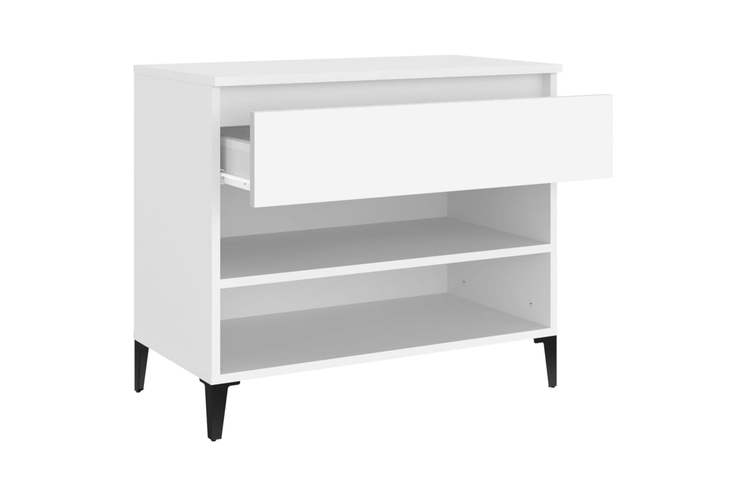 vidaXL 819764 Shoe Cabinet White 70x36x60cm Engineered Wood-5