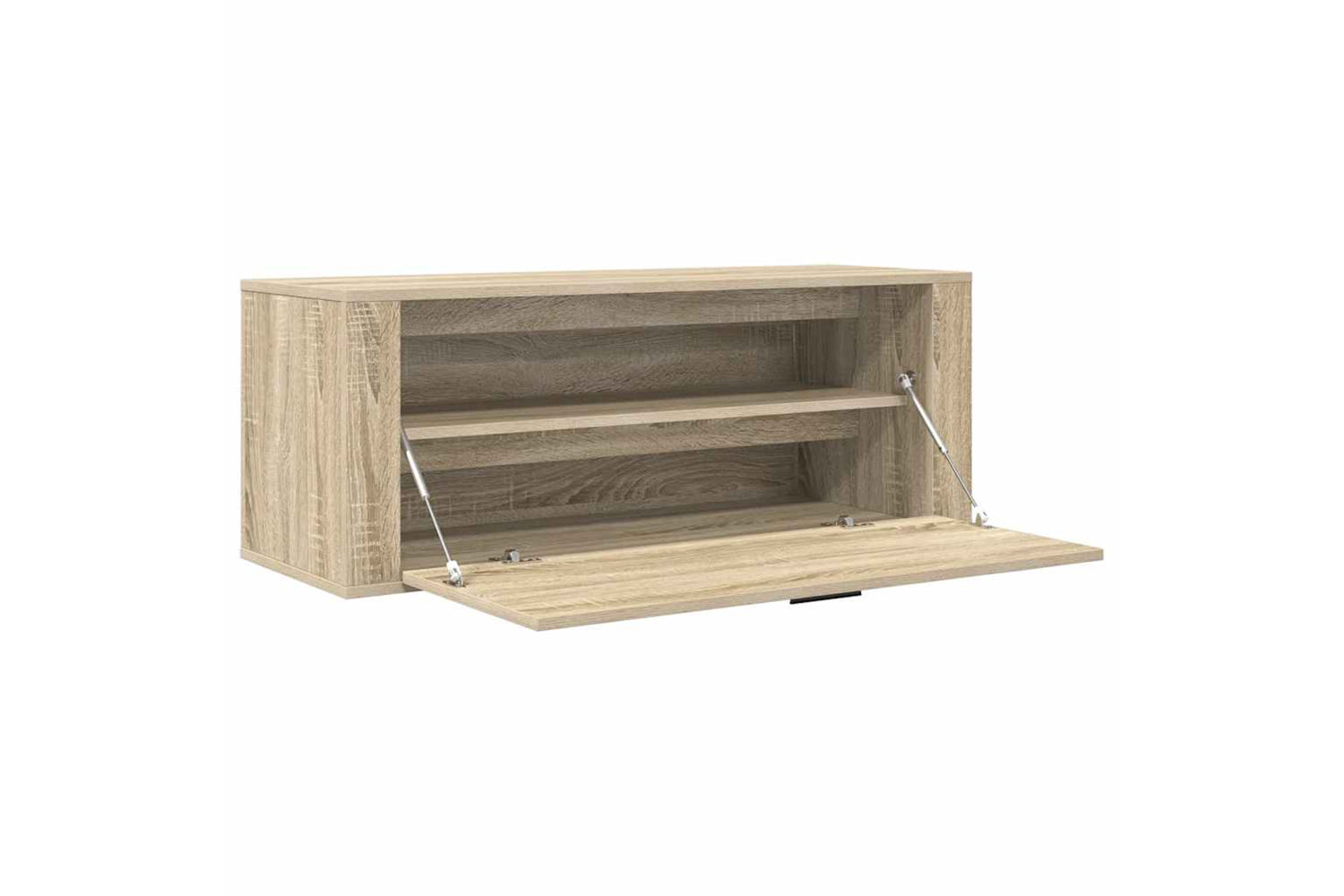 vidaXL 821023 Wall Shoe Cabinet Sonoma Oak 100x35x38cm Engineered Wood-5