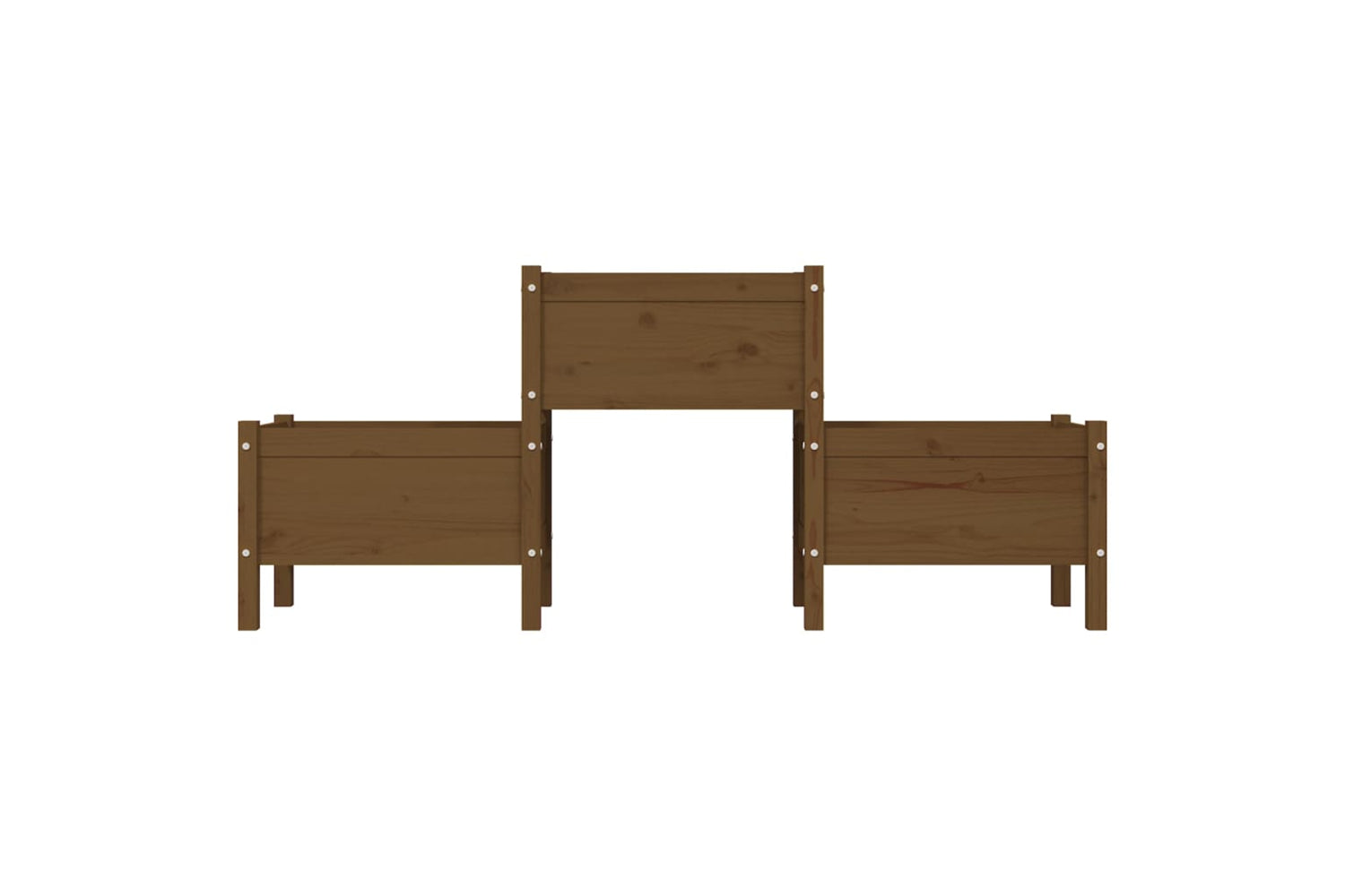 vidaXL 822250 Planter Honey Brown 178.5x44x75cm Solid Wood Pine-3