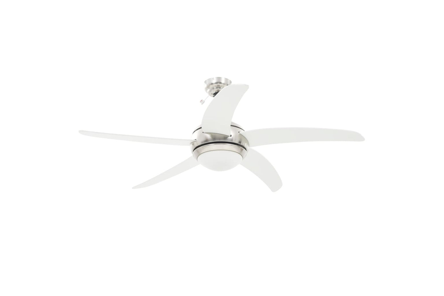 vidaXL 50538 Ornate Ceiling Fan With Light 128cm White-4