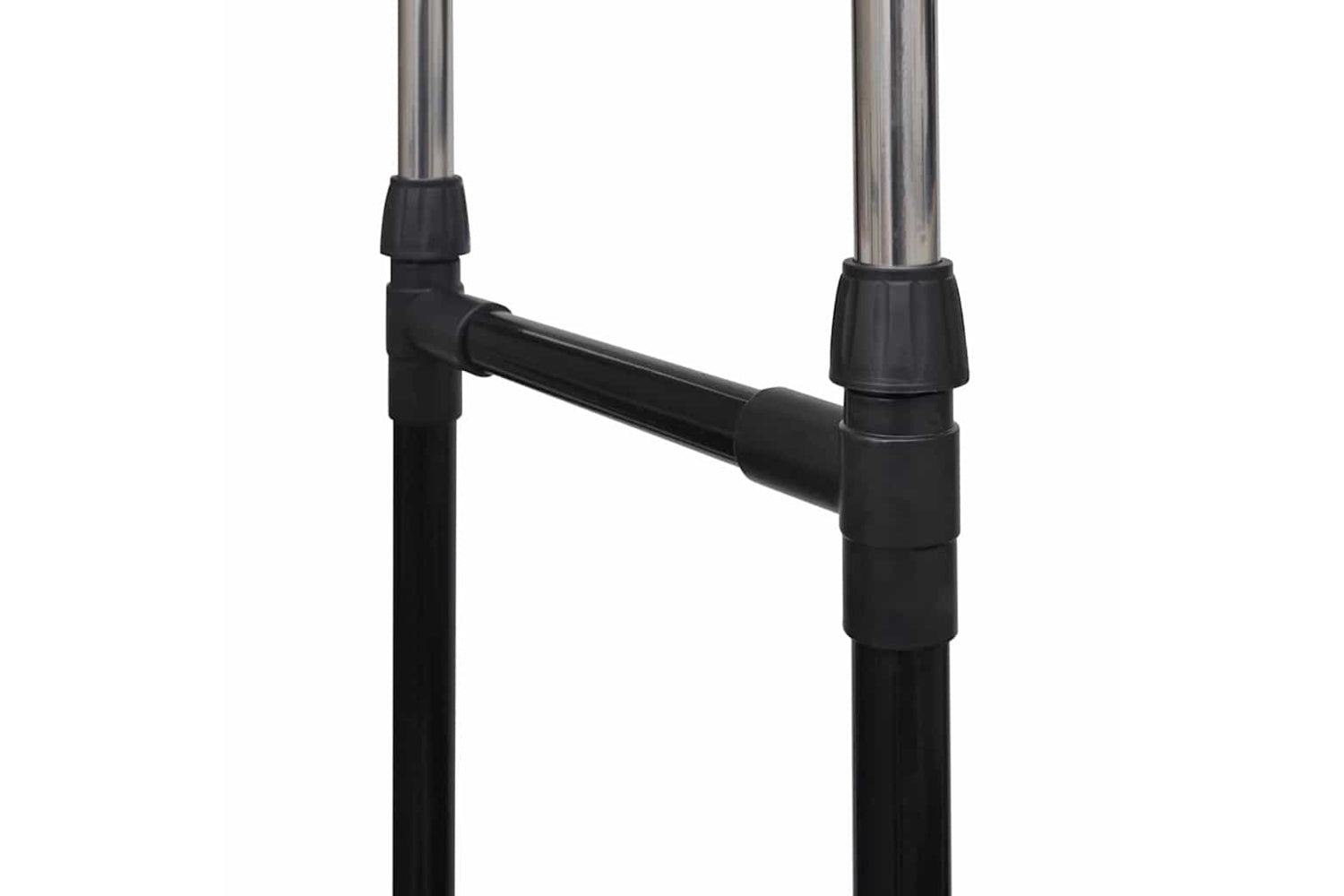 Vidaxl 50212 Adjustable Clothes Rack 4 Castors 2 Hanging Rails-4