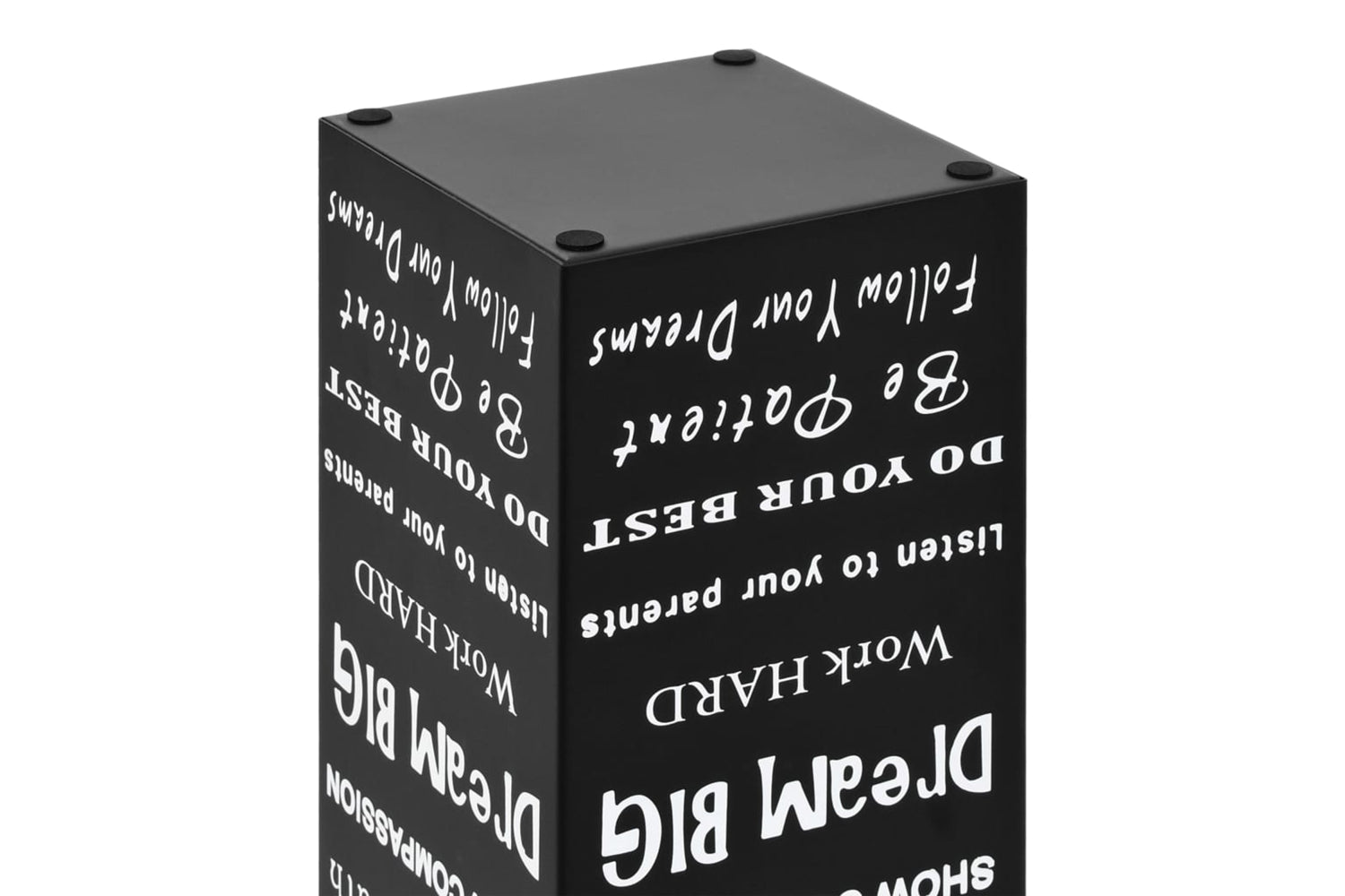 Vidaxl 246795 Umbrella Stand Text Steel Black-5