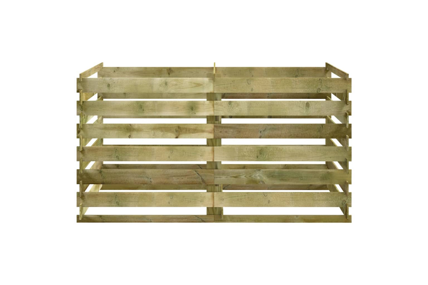vidaXL 42955 Slatted Compost Bin Impregnated Pinewood 160x80x58cm-2