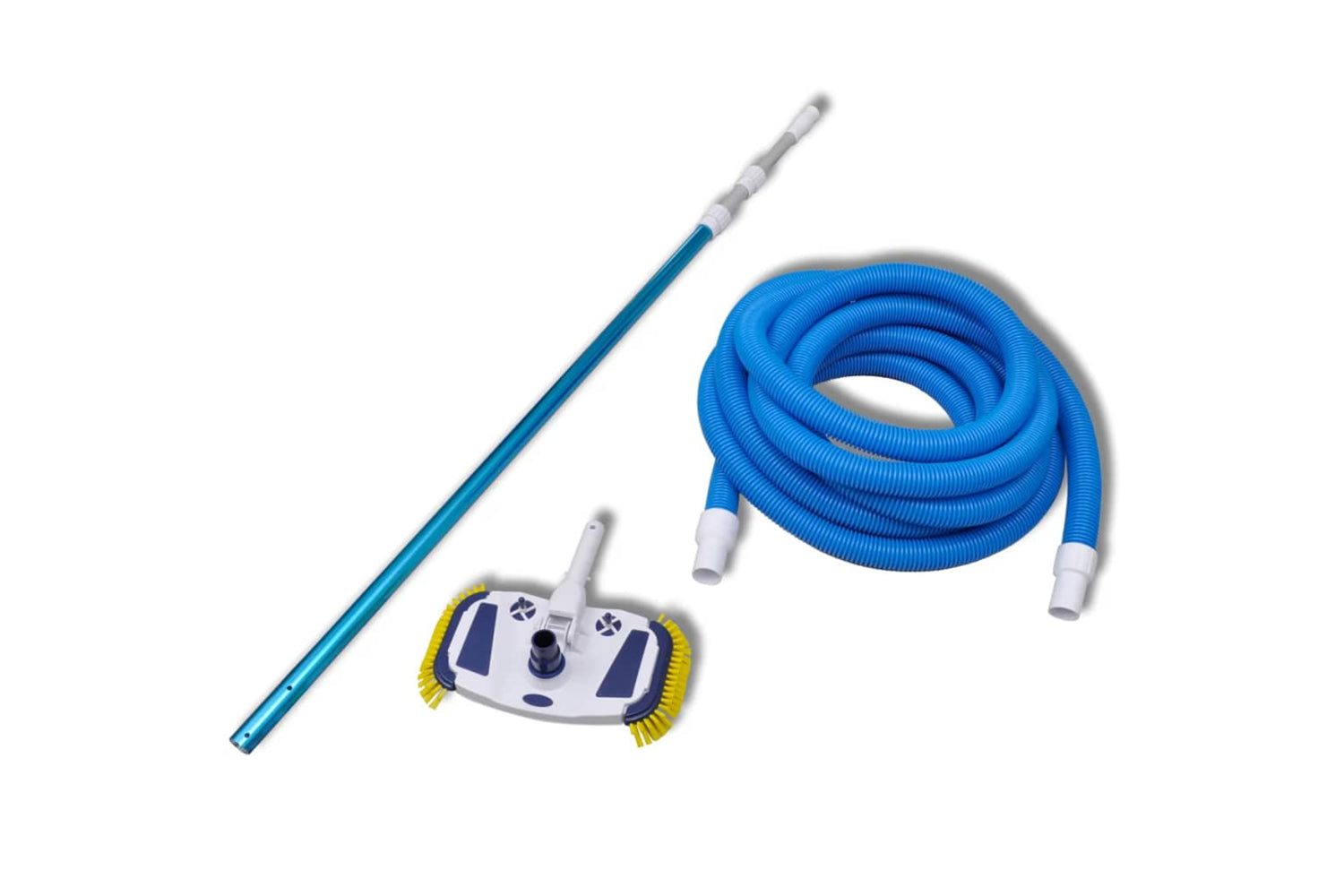 Vidaxl 90506 Pool Cleaning Tool Vacuum With Telescopic Pole And Hose-2