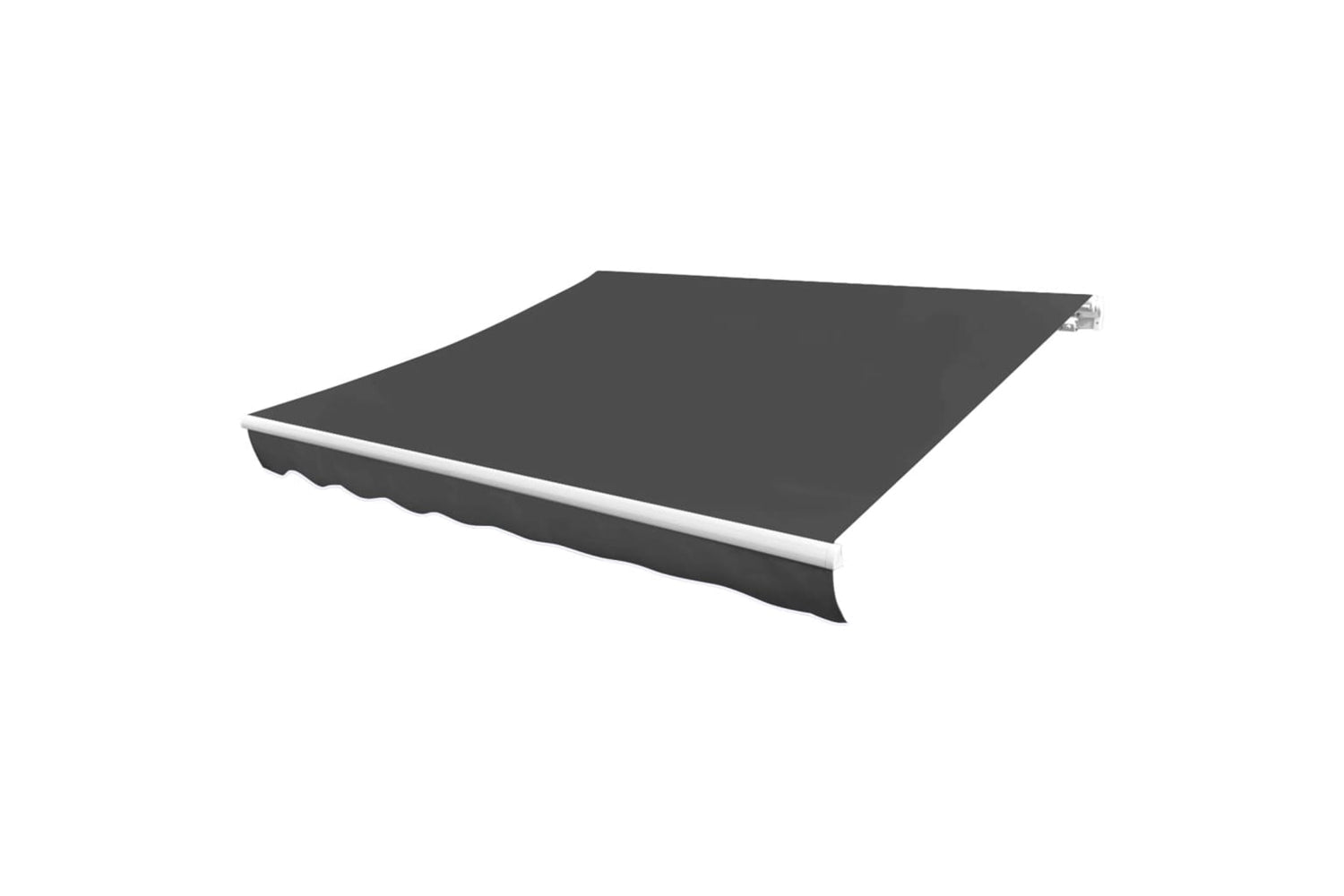 vidaXL 143712 Awning Top Sunshade Canvas Anthracite 500x300cm-2