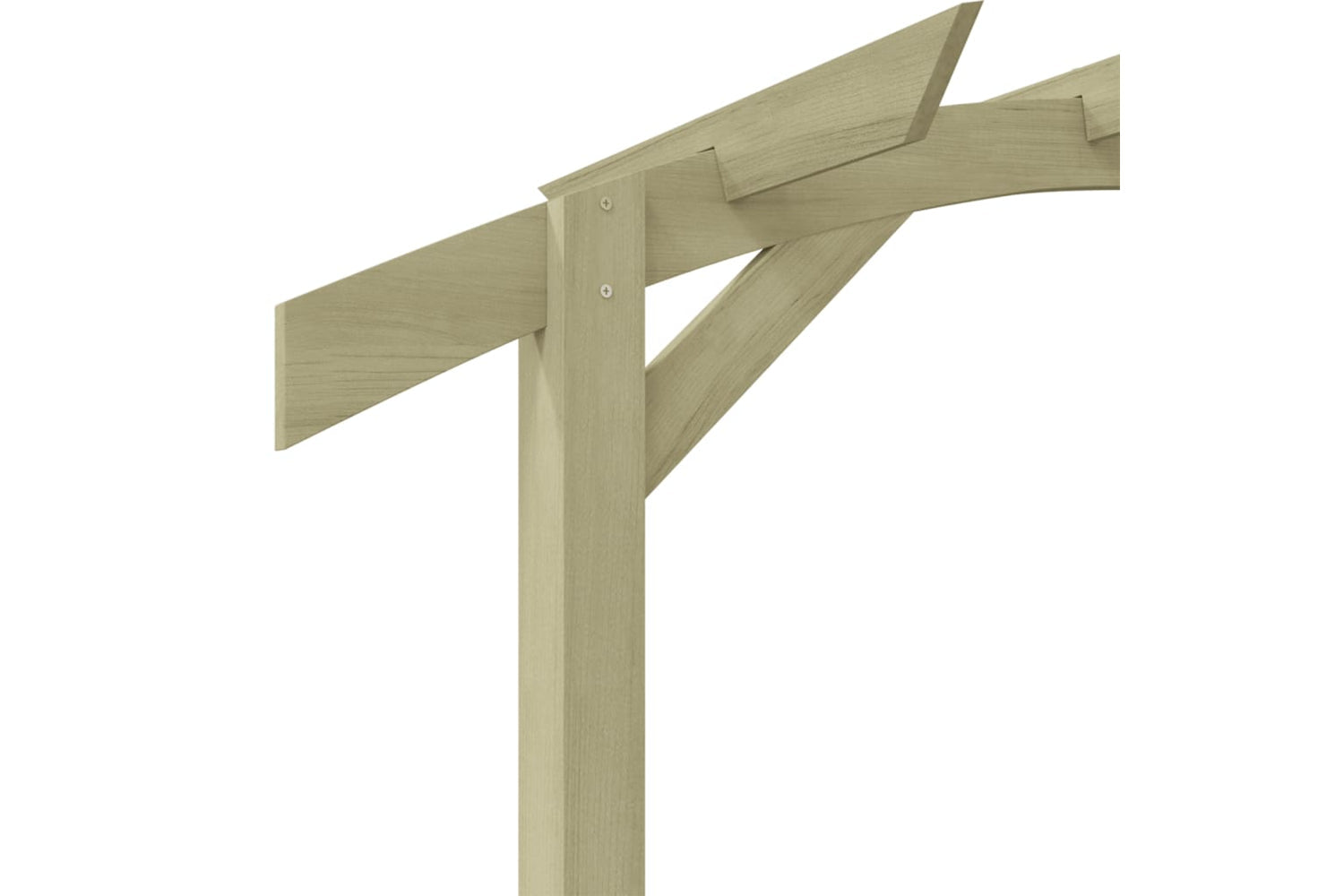 vidaXL 44925 Garden Pergola Impregnated Pinewood 180x210x40cm-4