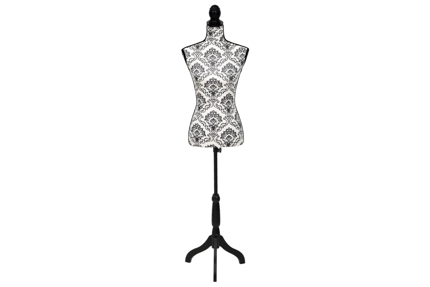 Vidaxl 30021 Ladies Bust Black White-2