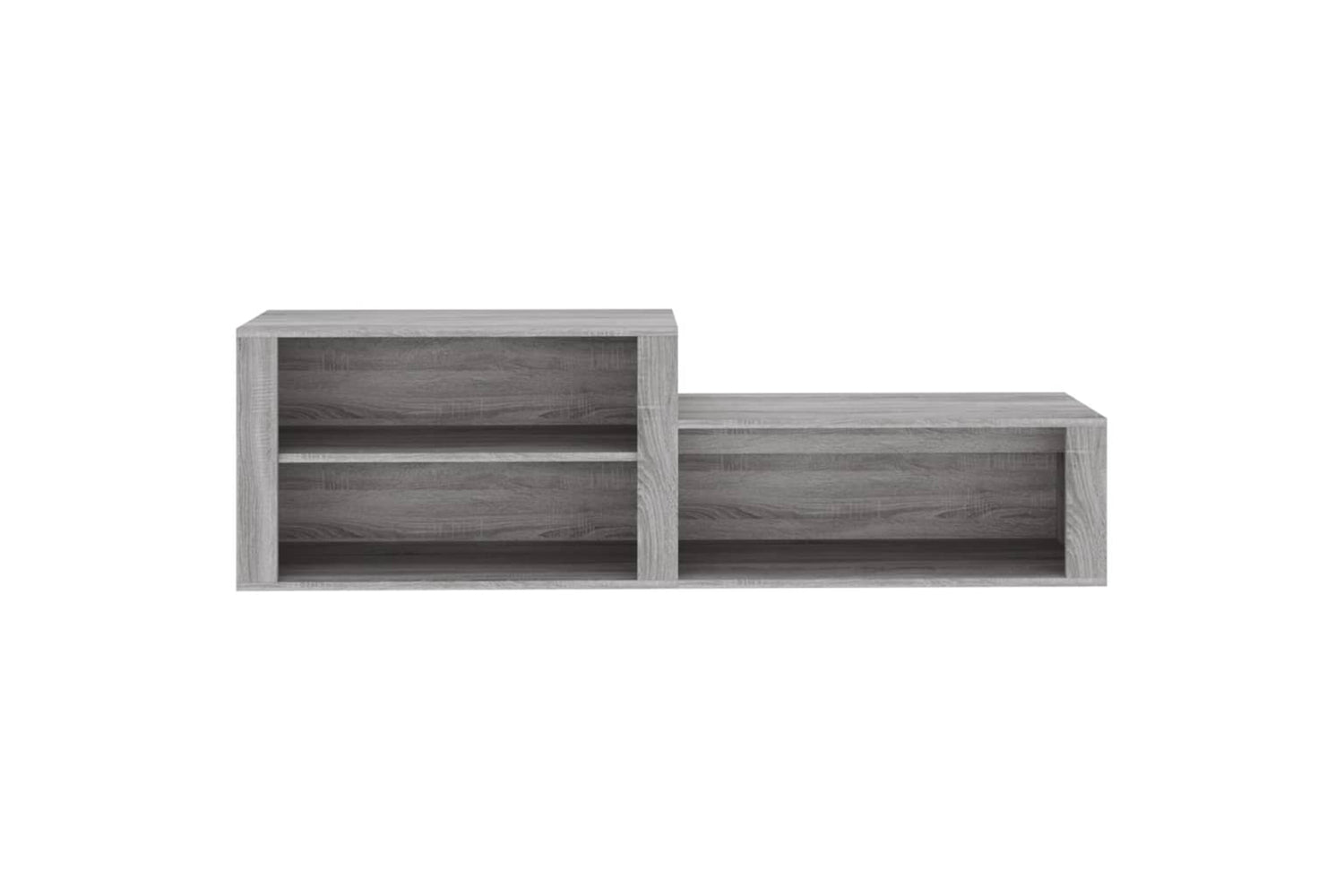 vidaXL 816918 Shoe Cabinet Grey Sonoma 150x35x45cm Engineered Wood-4