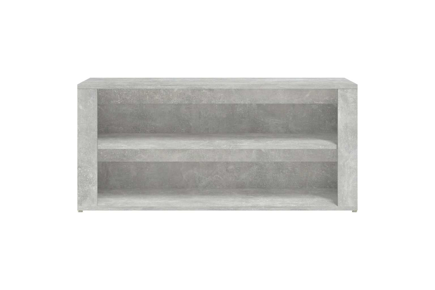 vidaXL 816908 Shoe Rack Concrete Grey 100x35x45cm Engineered Wood-4