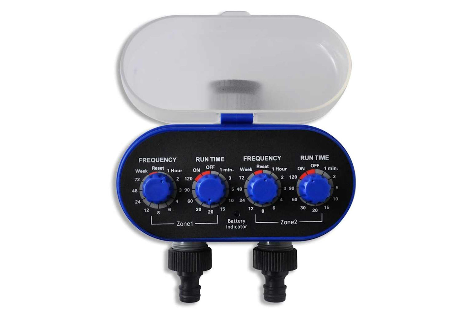 Vidaxl Garden Electronic Automatic Water Timer Irrigation Timer Double Outlet-4