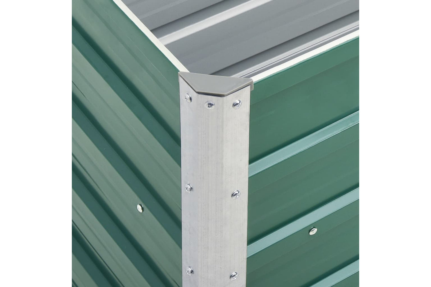 vidaXL 47041 Garden Raised Bed Galvanised Steel 240x40x77cm Green-5