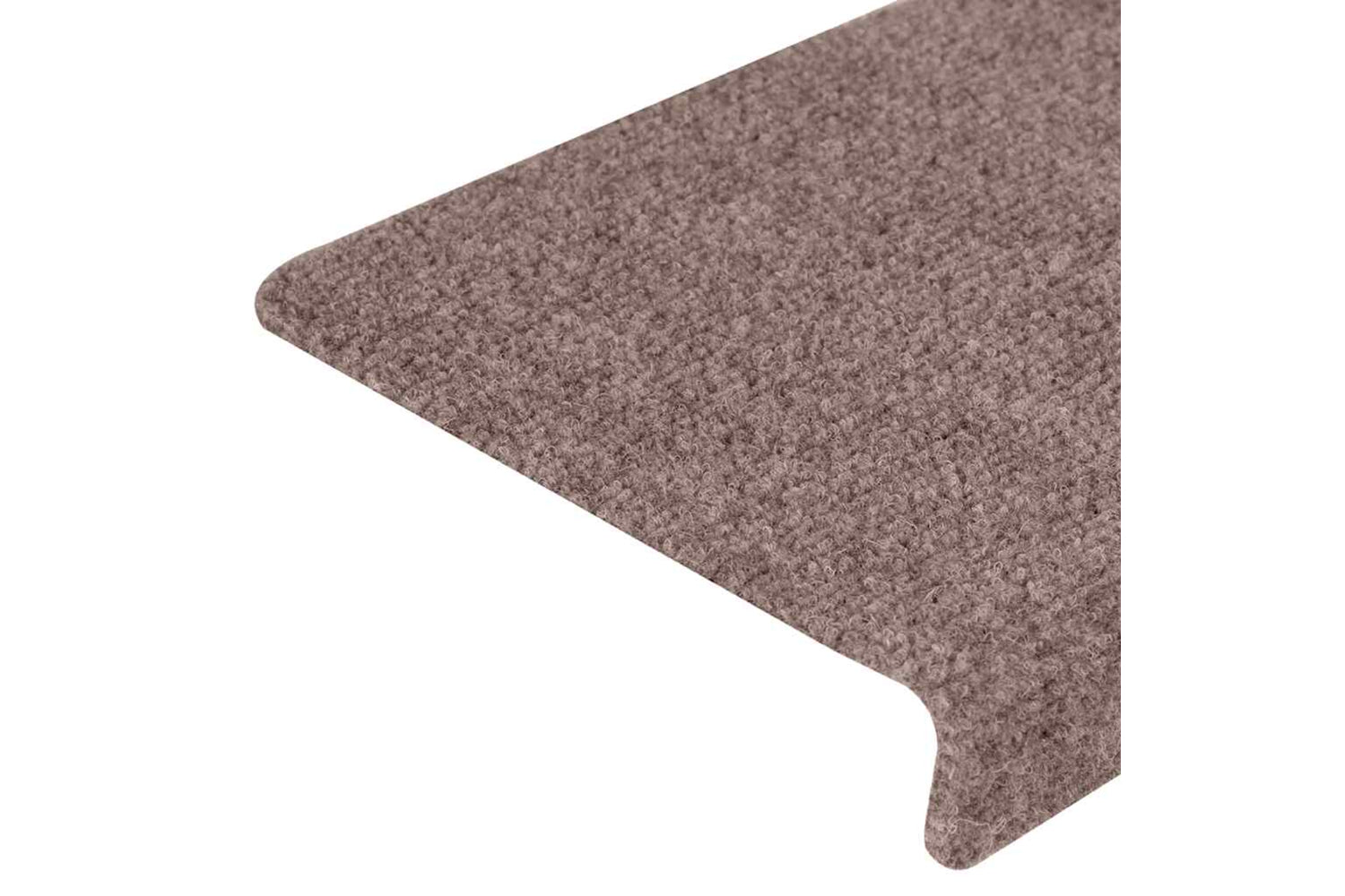 vidaXL Stair Mats 15 Pcs Needle Punch 65x21x4cm Brown-5