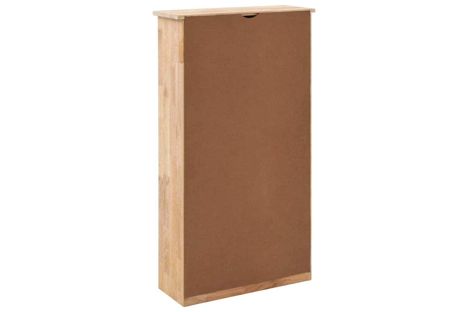 vidaXL 247600 Shoe Storage Cabinet 55x20x104cm Solid Walnut Wood-4