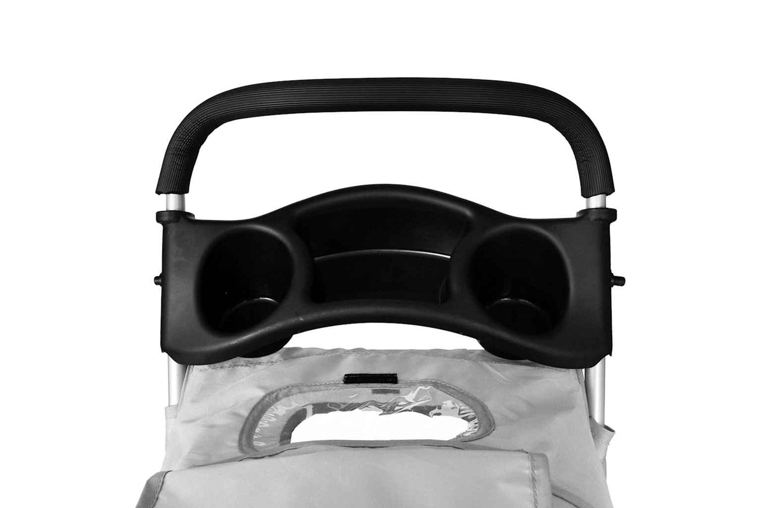 Vidaxl 170910 Folding Pet Stroller Dog/cat Travel Carrier Grey-4