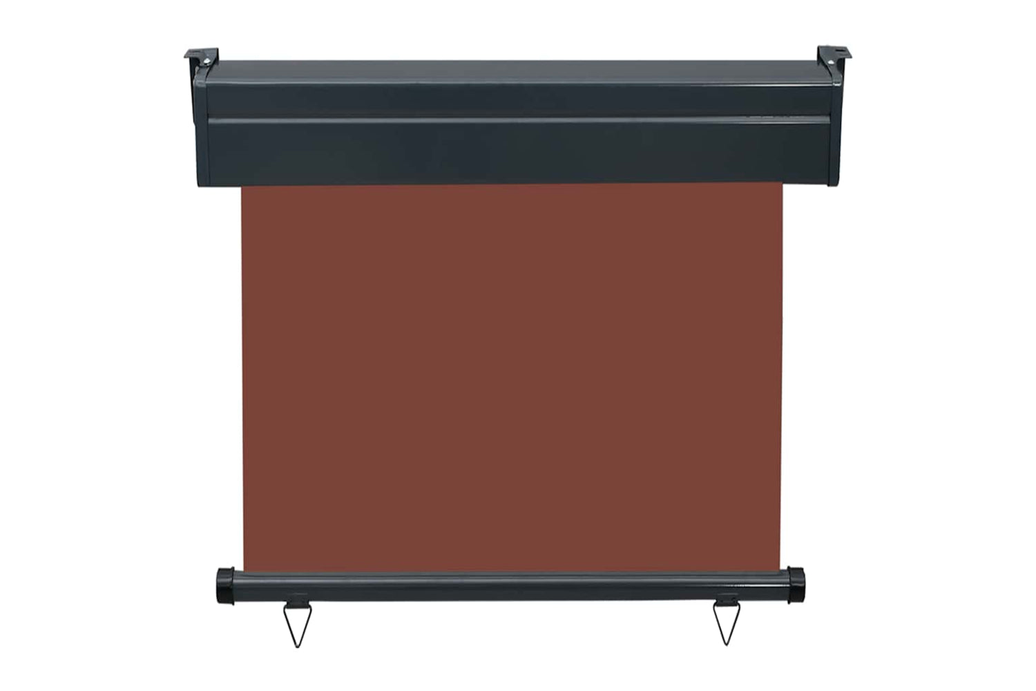 vidaXL Balcony Side Awning 85x250cm Brown-4