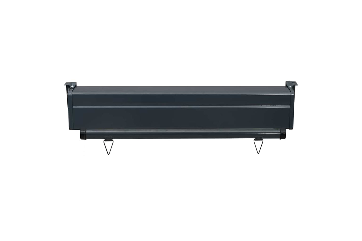 vidaXL Balcony Side Awning 85x250cm Black-6