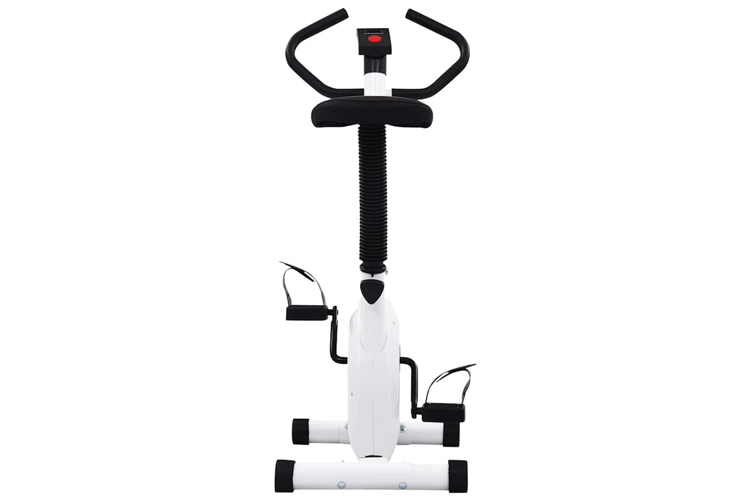 Vidaxl Exercise Bike With Belt Resistance White-5