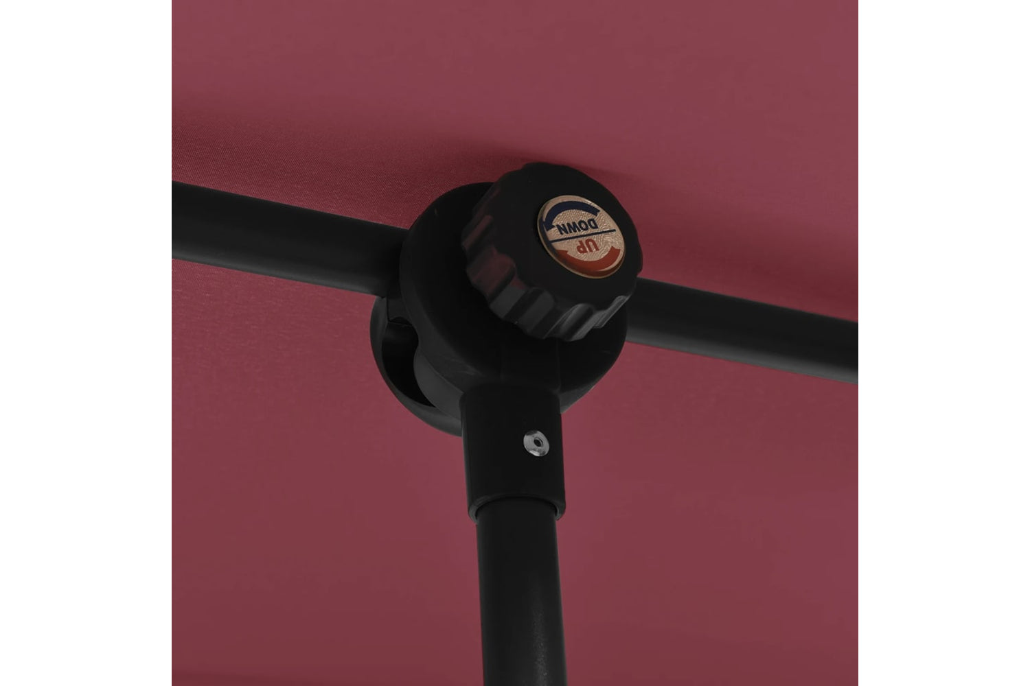 vidaXL 47332 Outdoor Parasol With Aluminium Pole 180x110cm Bordeaux Red-7