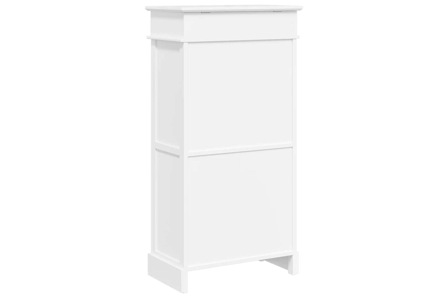 vidaXL 284089 Shoe Cabinet White 50x28x98cm Paulownia Wood-5
