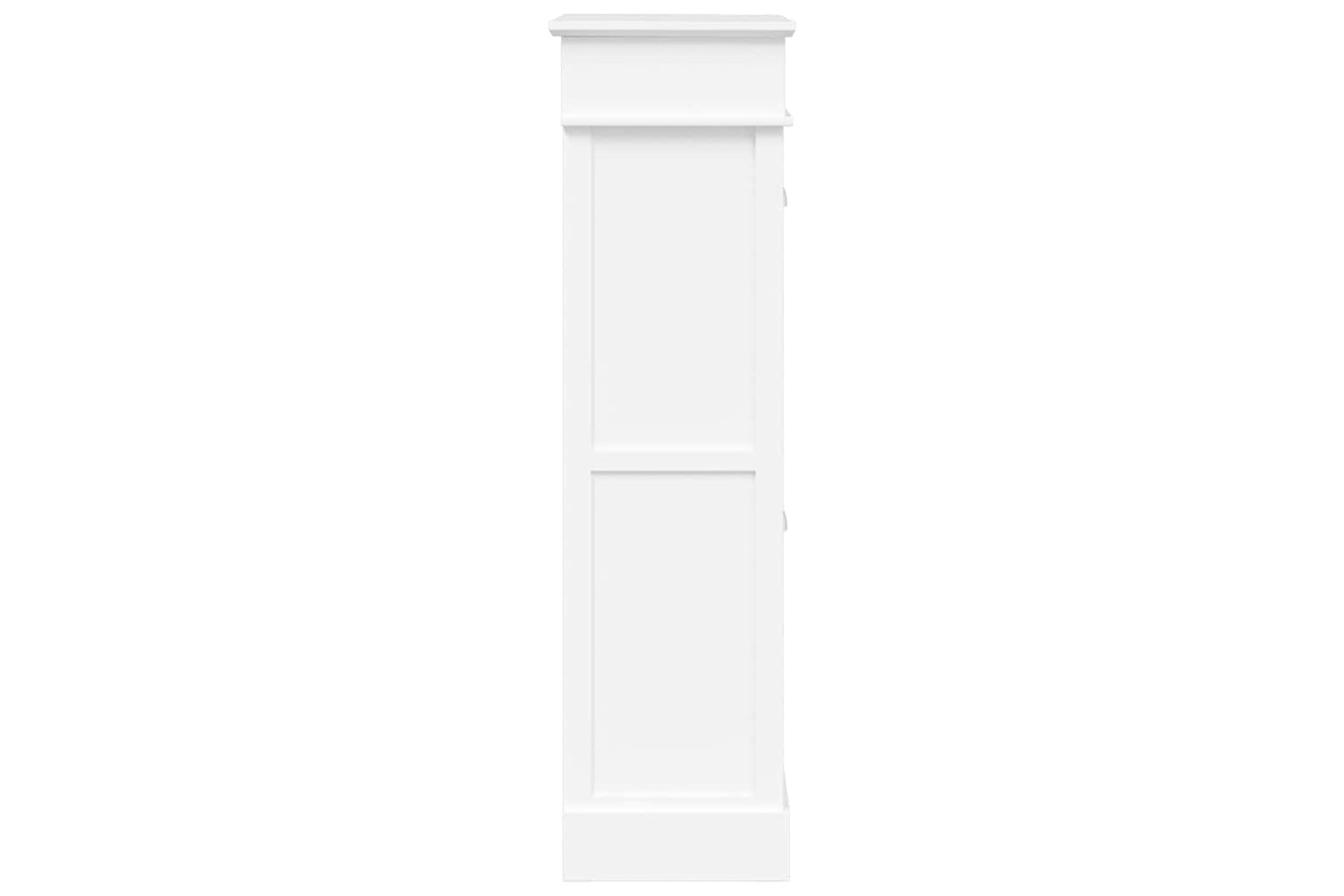 vidaXL 284089 Shoe Cabinet White 50x28x98cm Paulownia Wood-4
