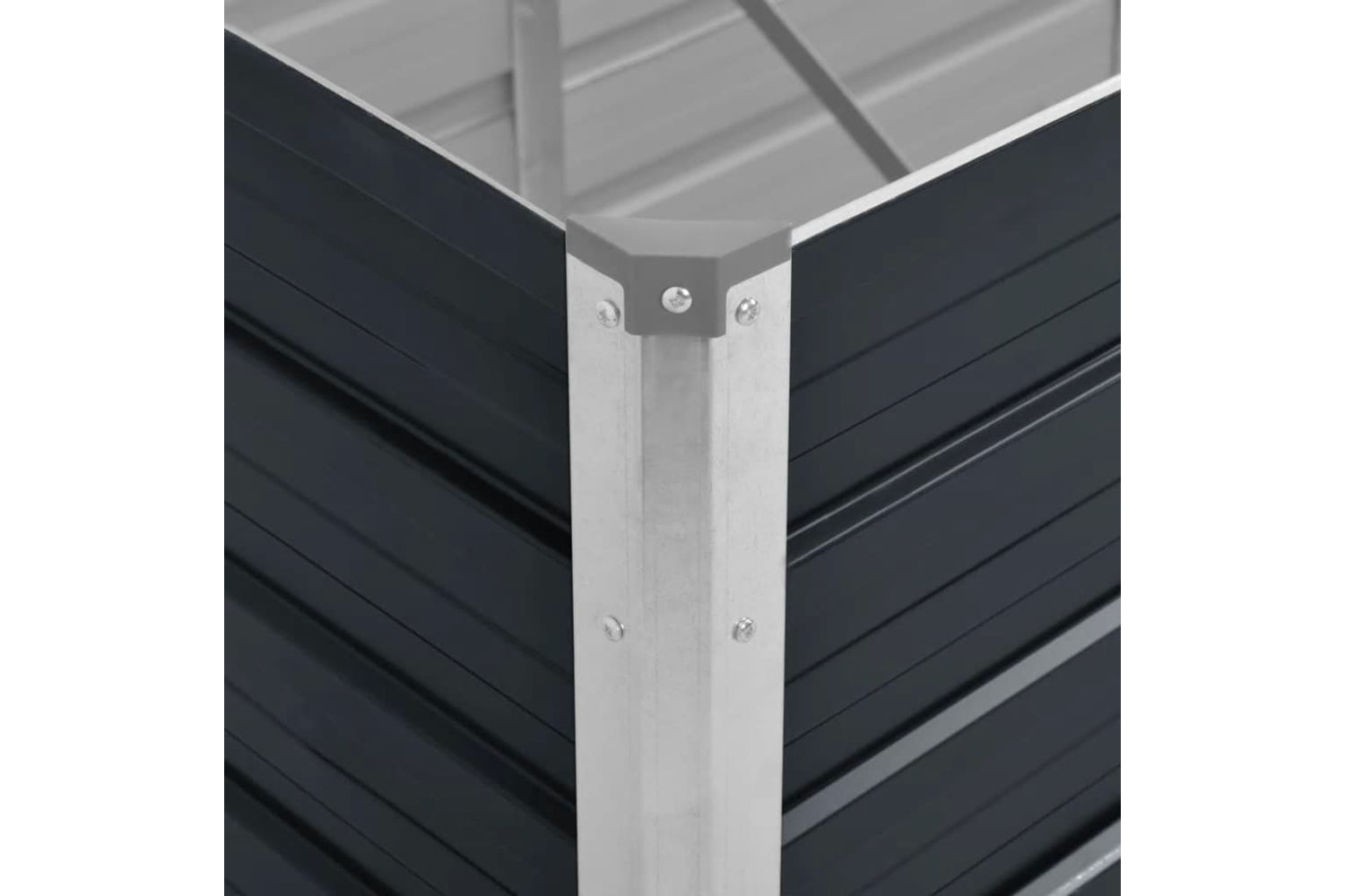 Vidaxl Garden Raised Bed Anthracite 100x40x45 Cm Galvanised Steel-5