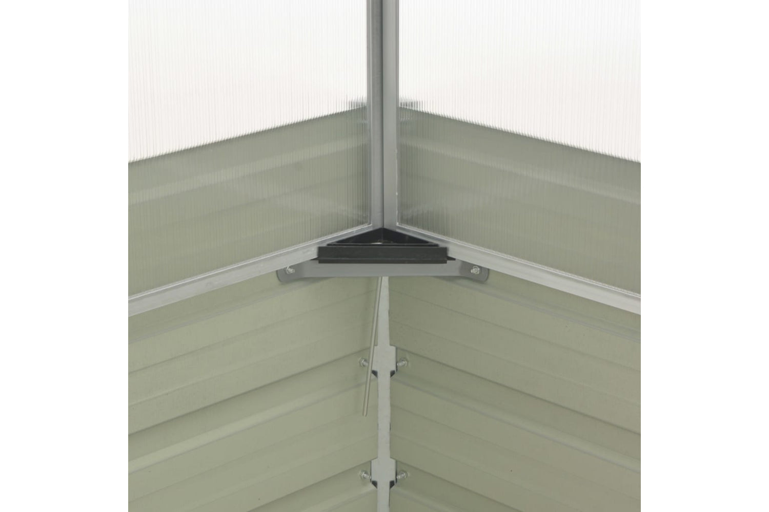 Vidaxl Greenhouse Anthracite 100x100x77 Cm Galvanised Steel-6