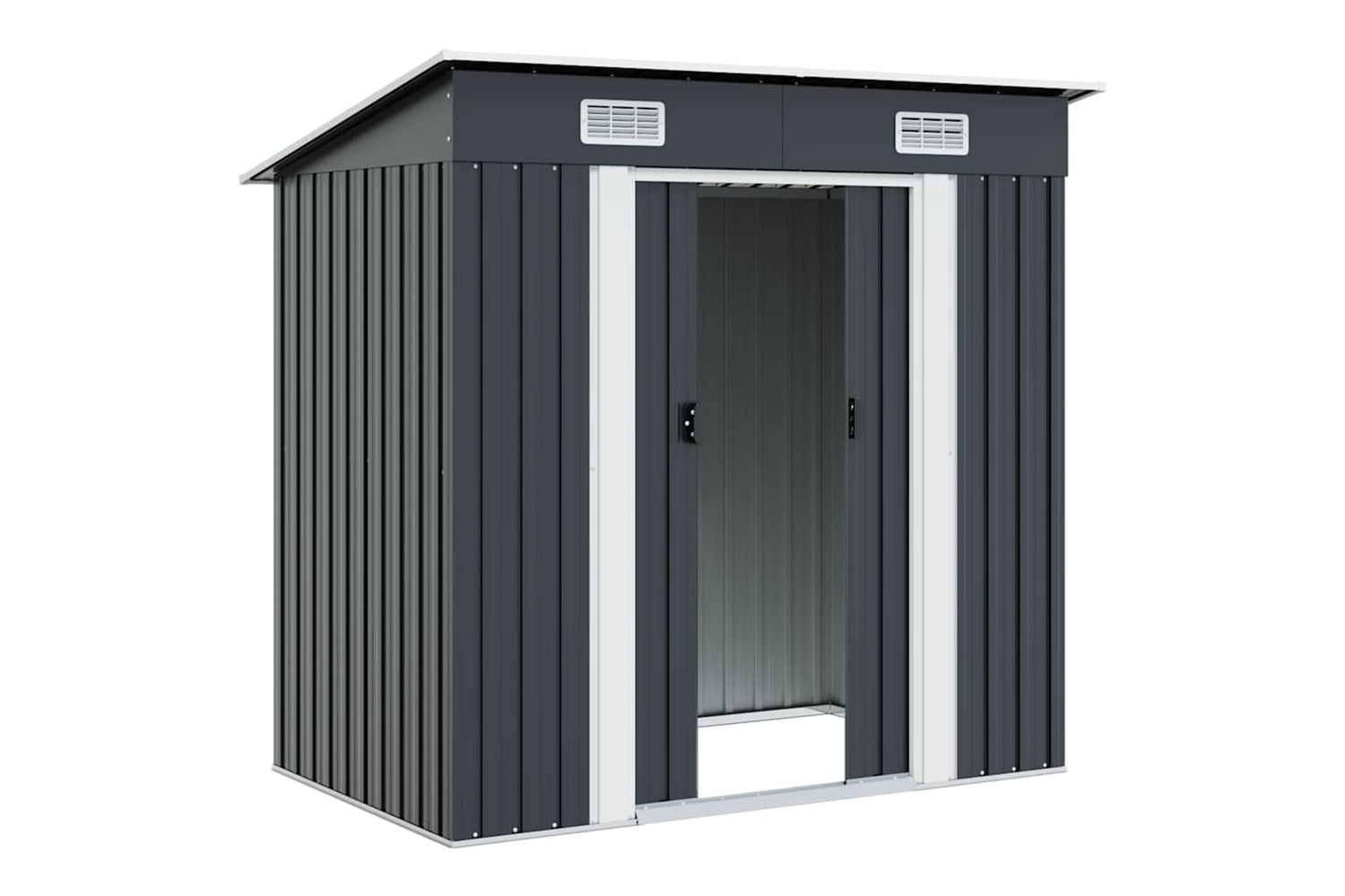 Vidaxl 47026 Garden Shed Anthracite Steel-4