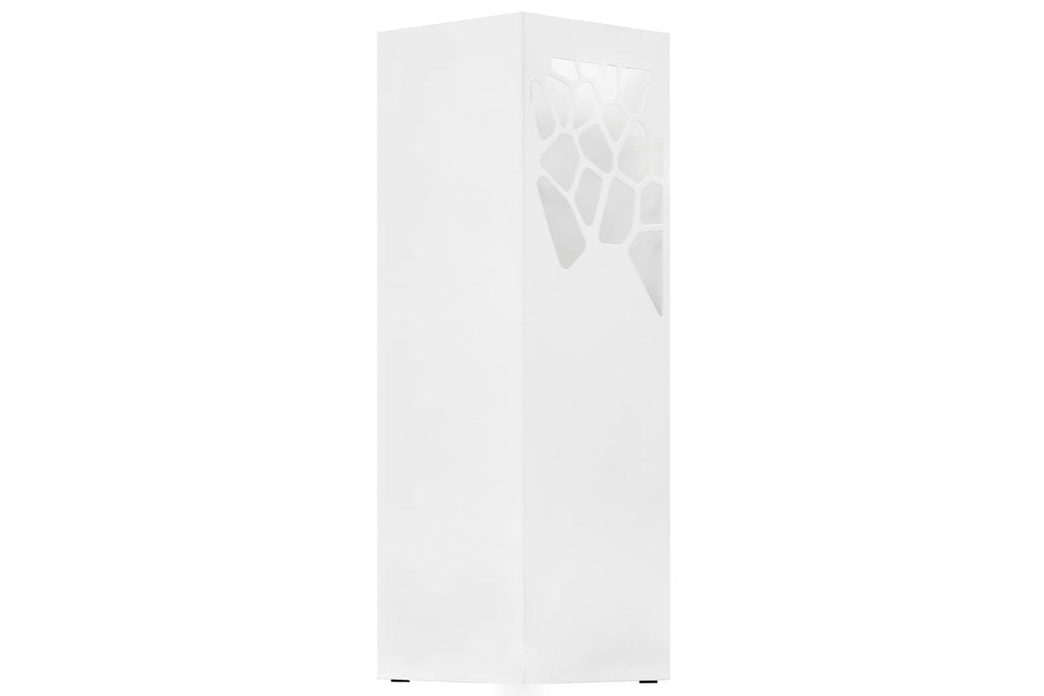 Vidaxl 246799 Umbrella Stand Stones Steel White-2