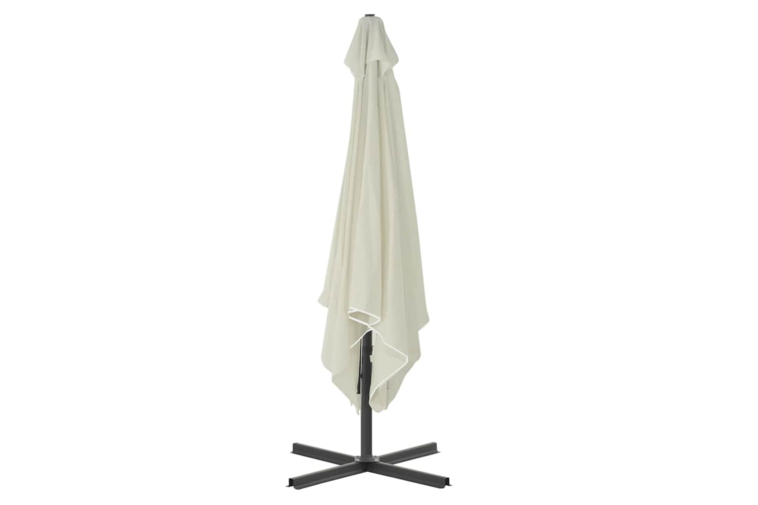 vidaXL 44882 Outdoor Parasol With Steel Pole 250x250cm Sand-4