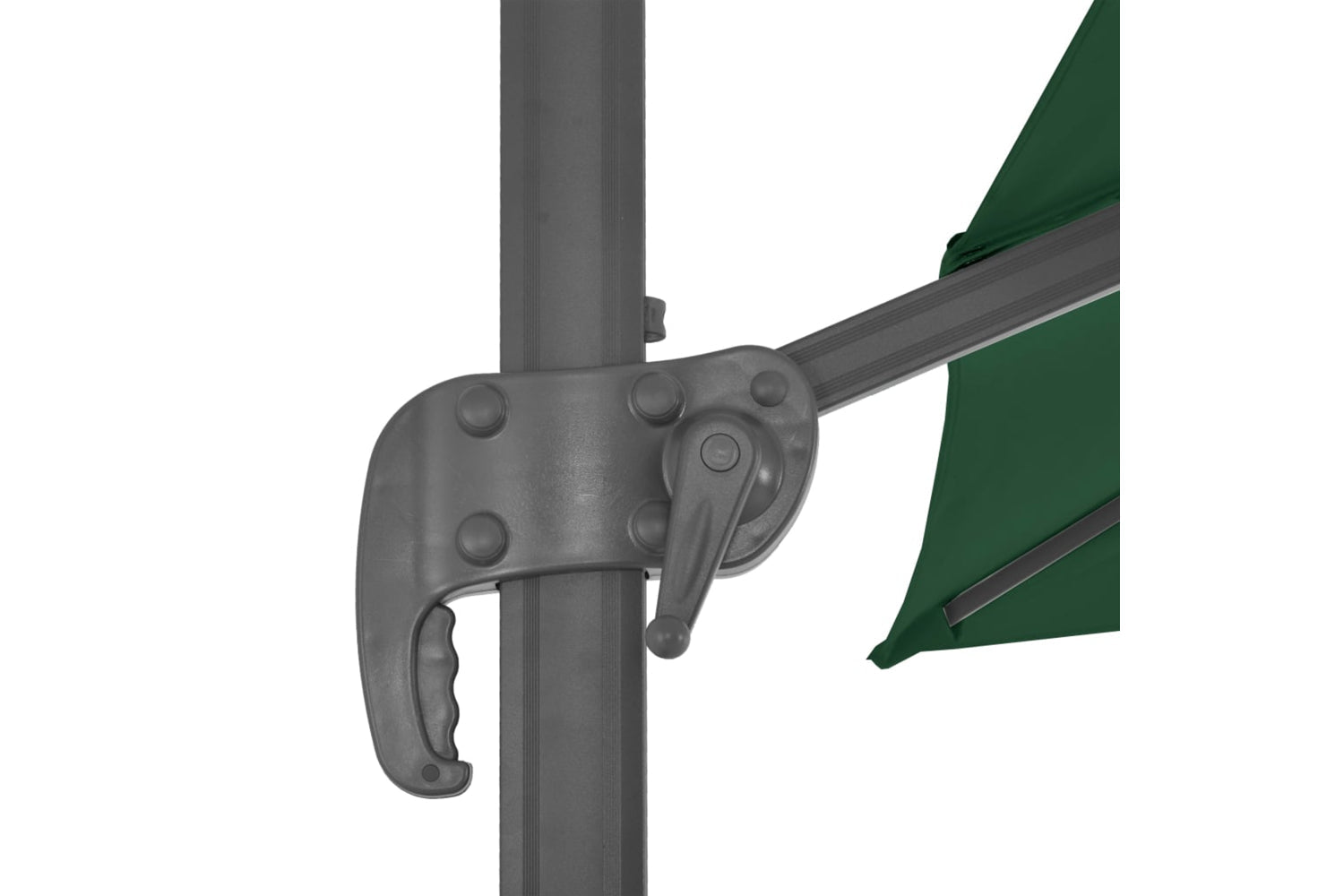 vidaXL 44635 Cantilever Umbrella With Aluminium Pole 400x300cm Green-7