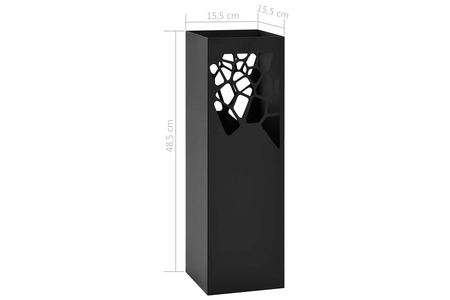 Vidaxl 246798 Umbrella Stand Stones Steel Black-5