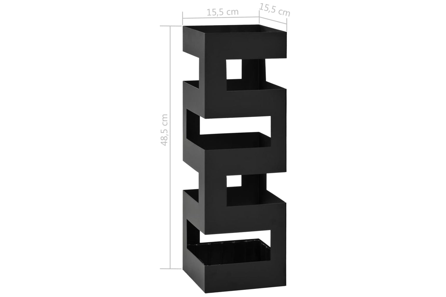 Vidaxl Umbrella Stand Steel Black-5