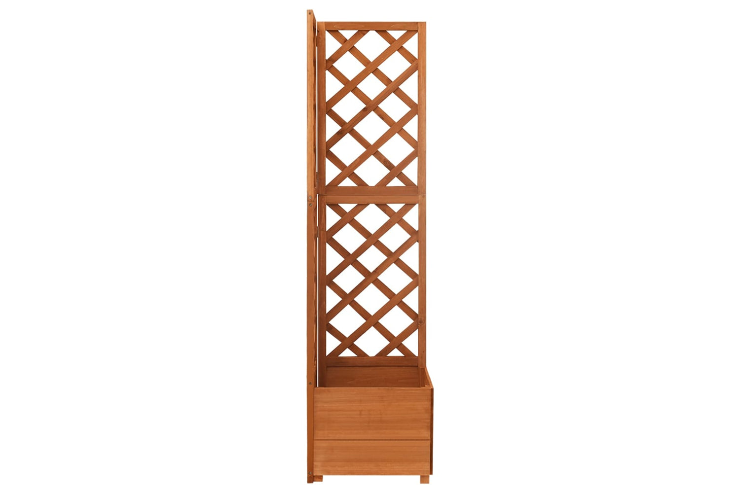 vidaXL 316411 Corner Trellis Planter 40x40x150cm Solid Fir Wood-2
