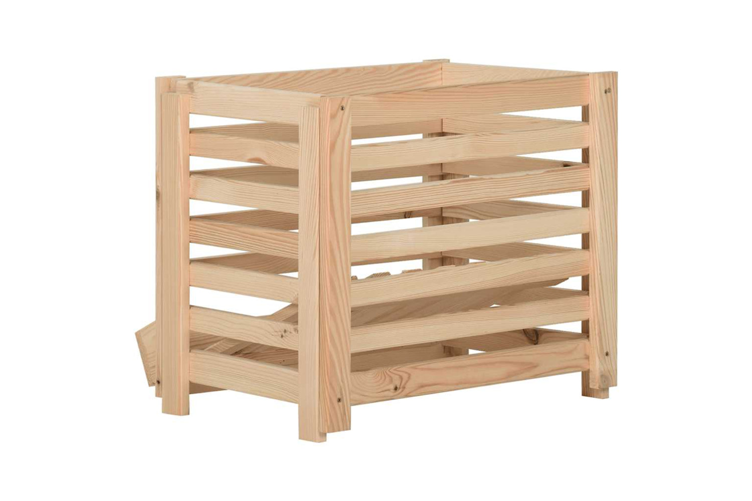 vidaXL 327328 Potato Box 60x40x50cm Solid Pinewood-5