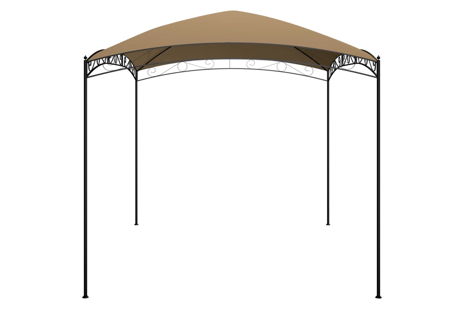 Vidaxl 313910 Gazebo 3x4x2.65 M Taupe 180 G/mâ²-3