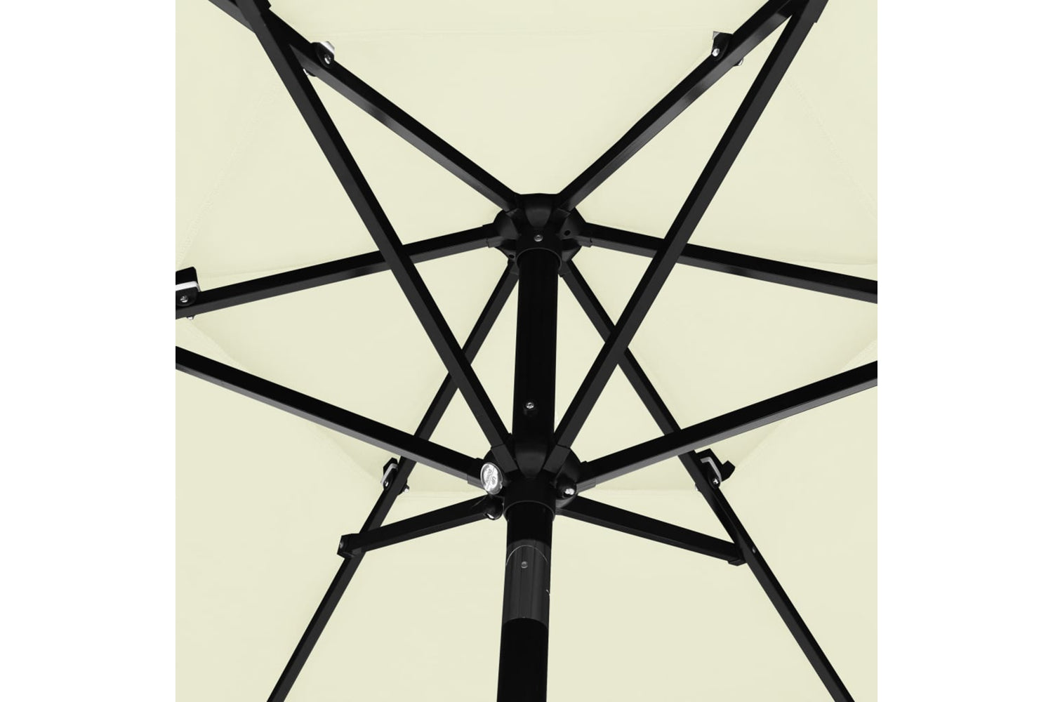 Vidaxl 313860 3-tier Parasol With Aluminium Pole Sand 2.5 M-5